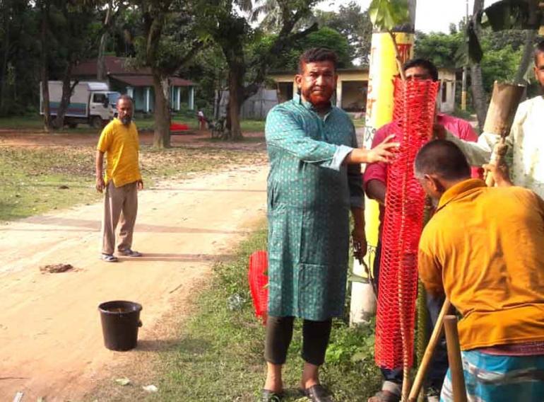 সৌন্দর্য্যবর্ধন ও পরিবেশবান্ধব করতে রাণীশংকৈল পৌরসভায় বৃক্ষরোপণ কর্মসূচি